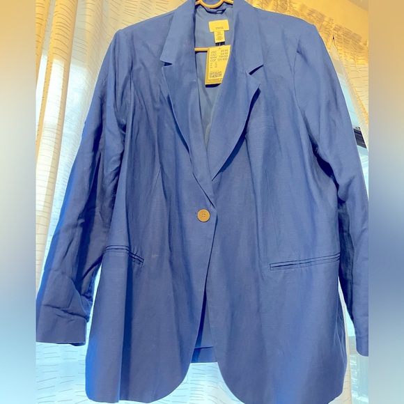 H&M Linen Blend Oversized Blazer - Picture 3 of 4